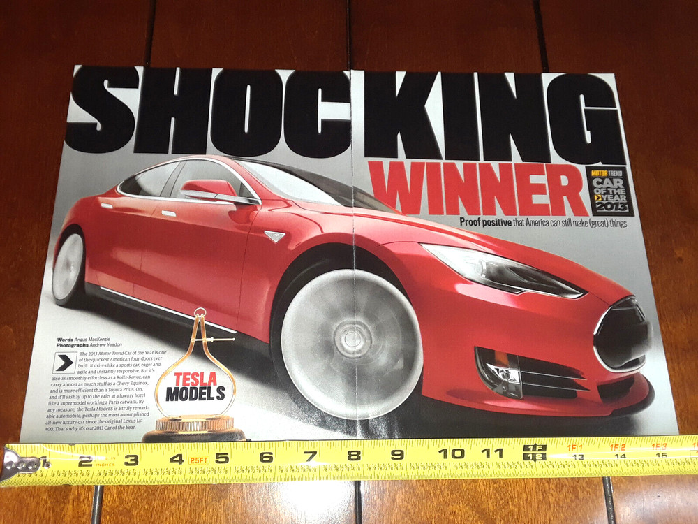 2013 TESLA MODEL S ORIGINAL ARTICLE