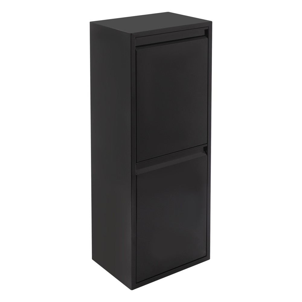 2-Grid Kitchen Trash Can Cabinet Double Tilt-out Trash Can Trash Bin Holder