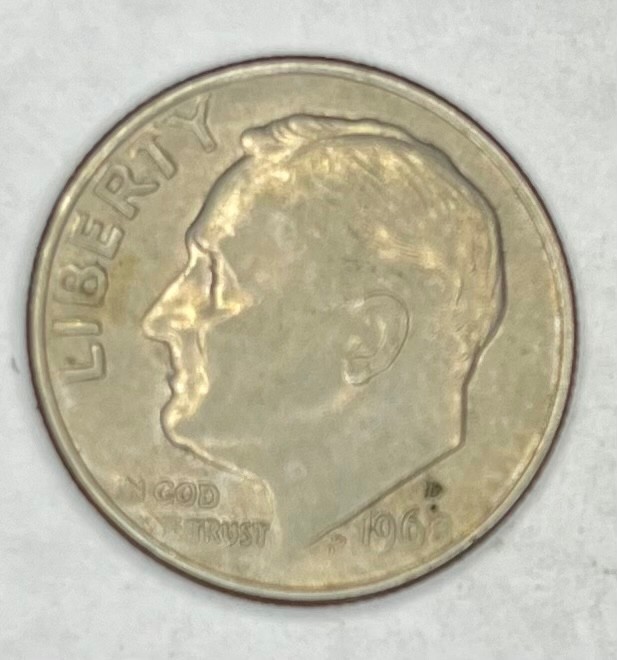1968 D Roosevelt Dime