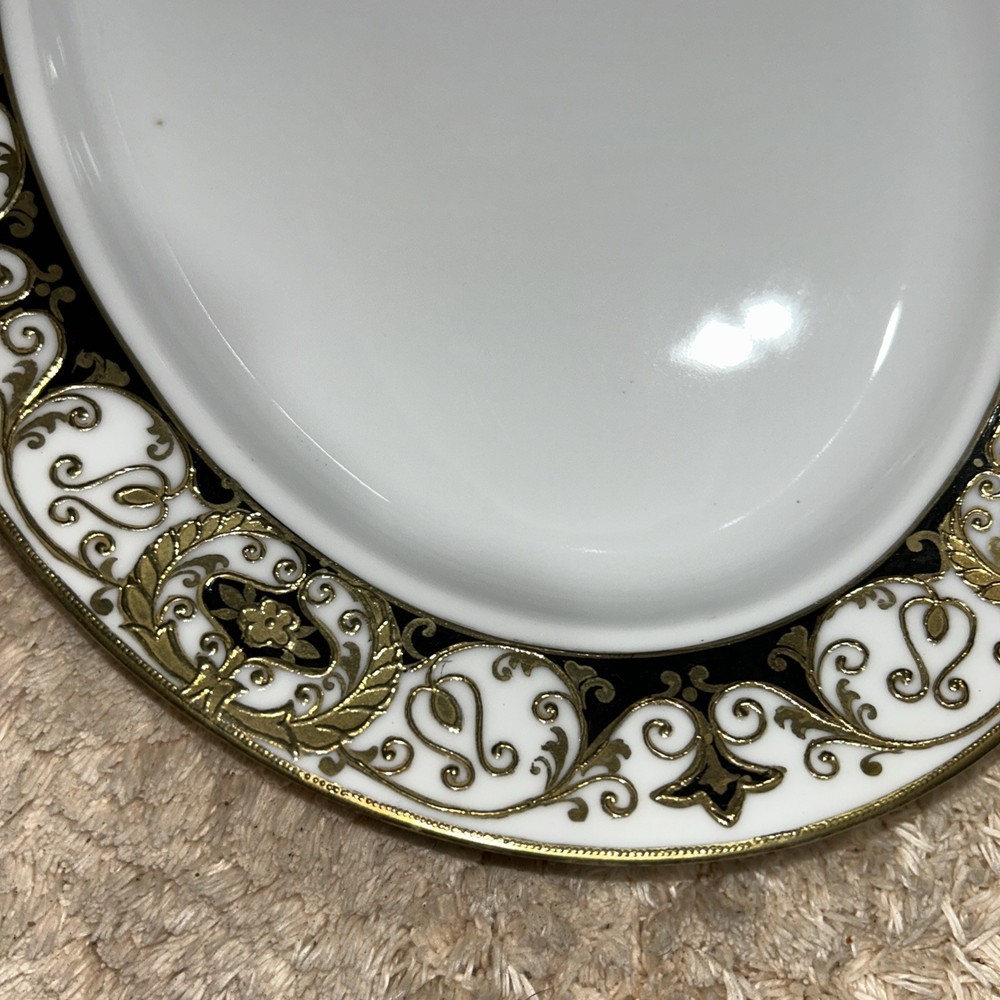 Noritake 20056 Pattern Black & Gold Platter