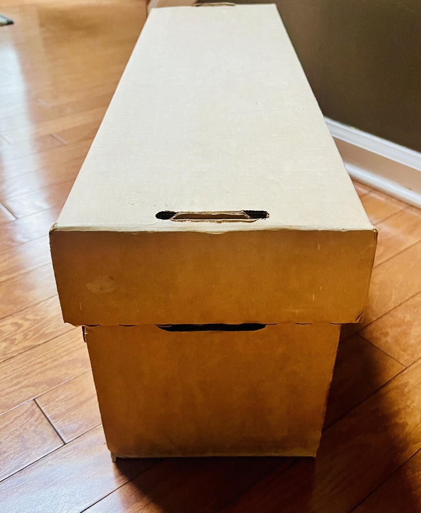 1 CSP Long DOUBLE-WALL Cardboard Comic Book Storage Box. USED.