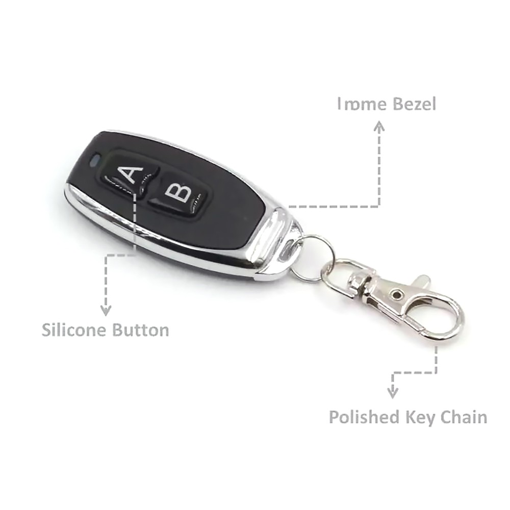 433MHz Universal Wireless Remote Control DC RF Relay Transmitter -107dbm