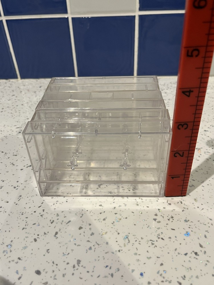 6 x CASSETTE CASES EMPTY HIGH-GLOSS BRITISH MADE (SEE PHOTOS)
