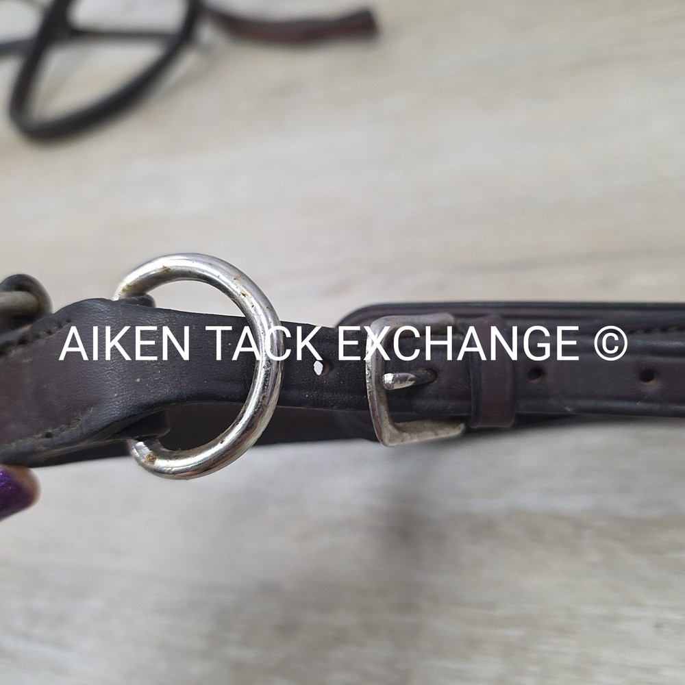 BARGAIN BUNDLE: 2 Plain Raised Nosebands, Size Full (Read Description)