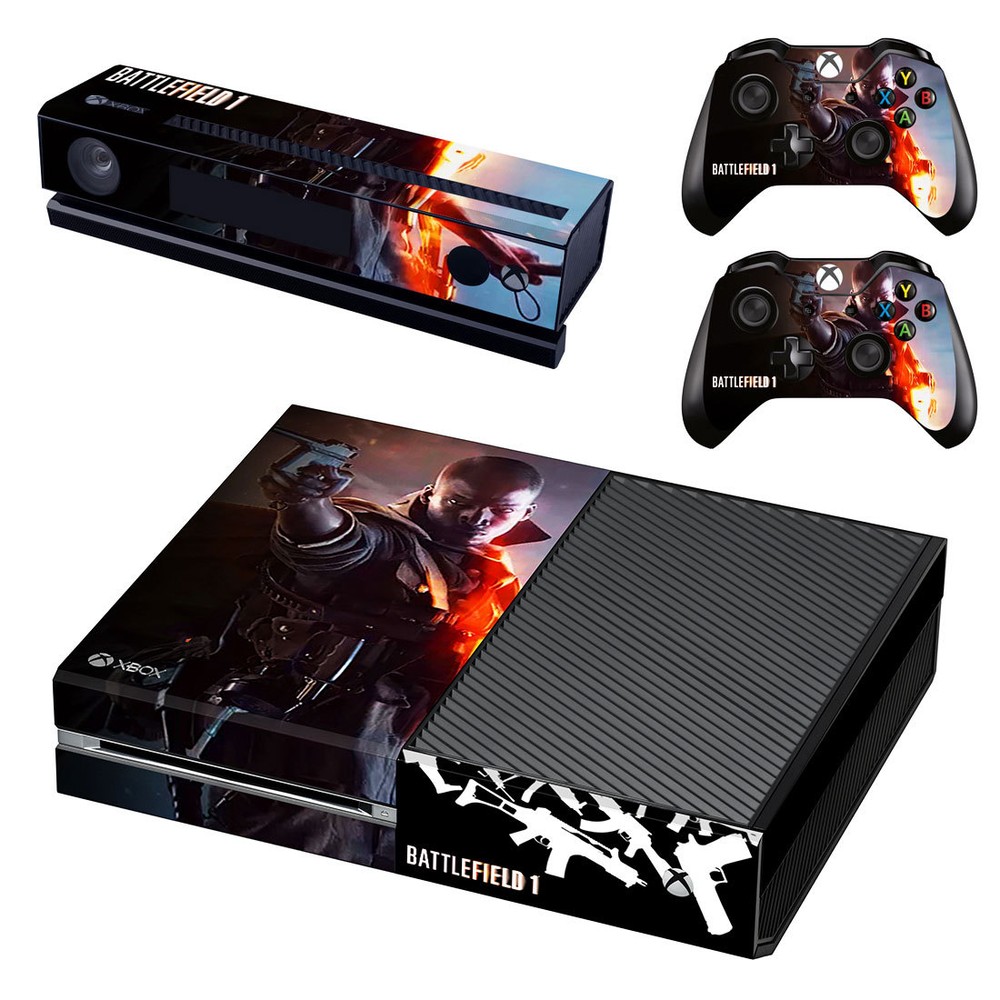 XBox One Console and Controller Skins -- Battlefield I (#0672)