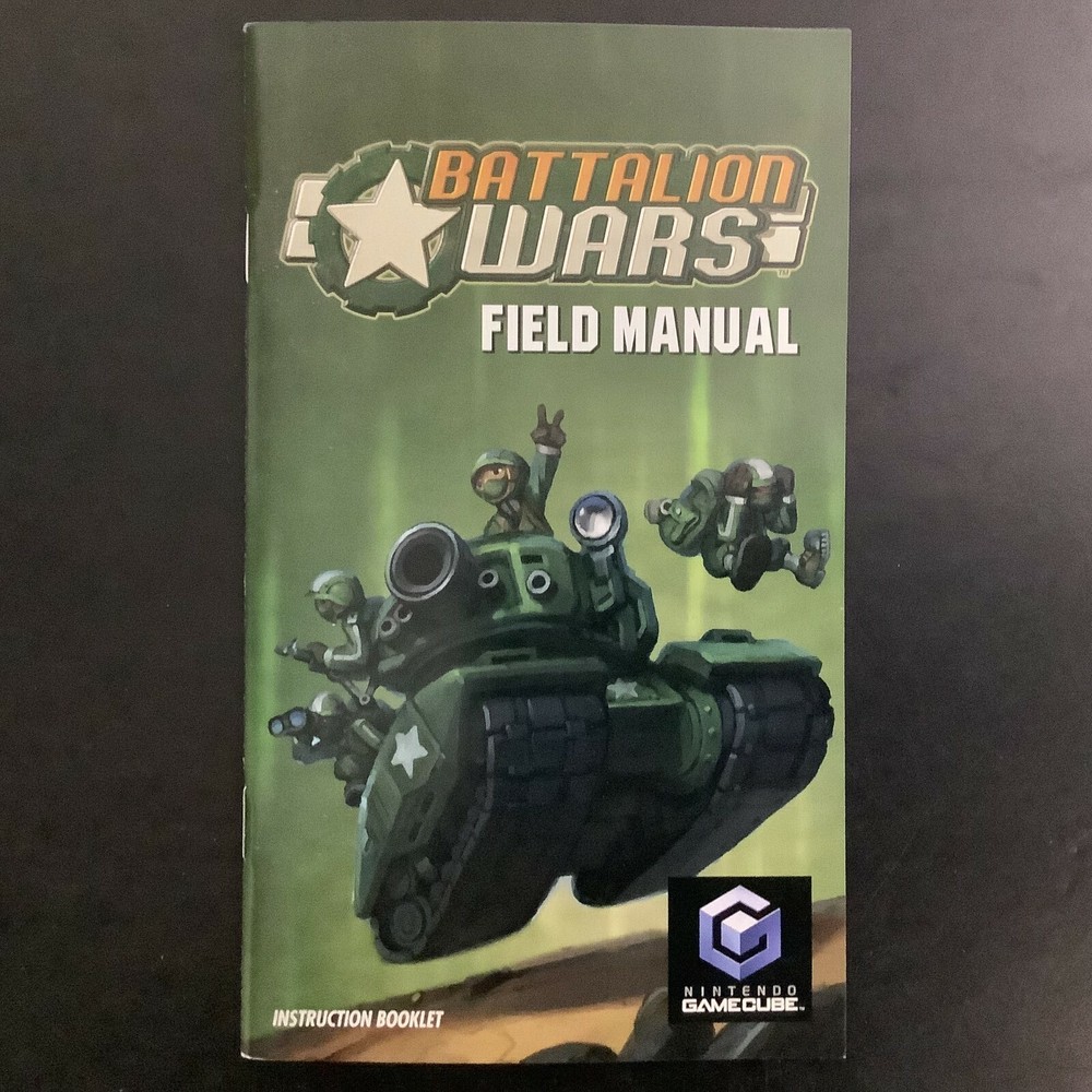 Batallion Wars Nintendo Gamecube Instruction Manual Only