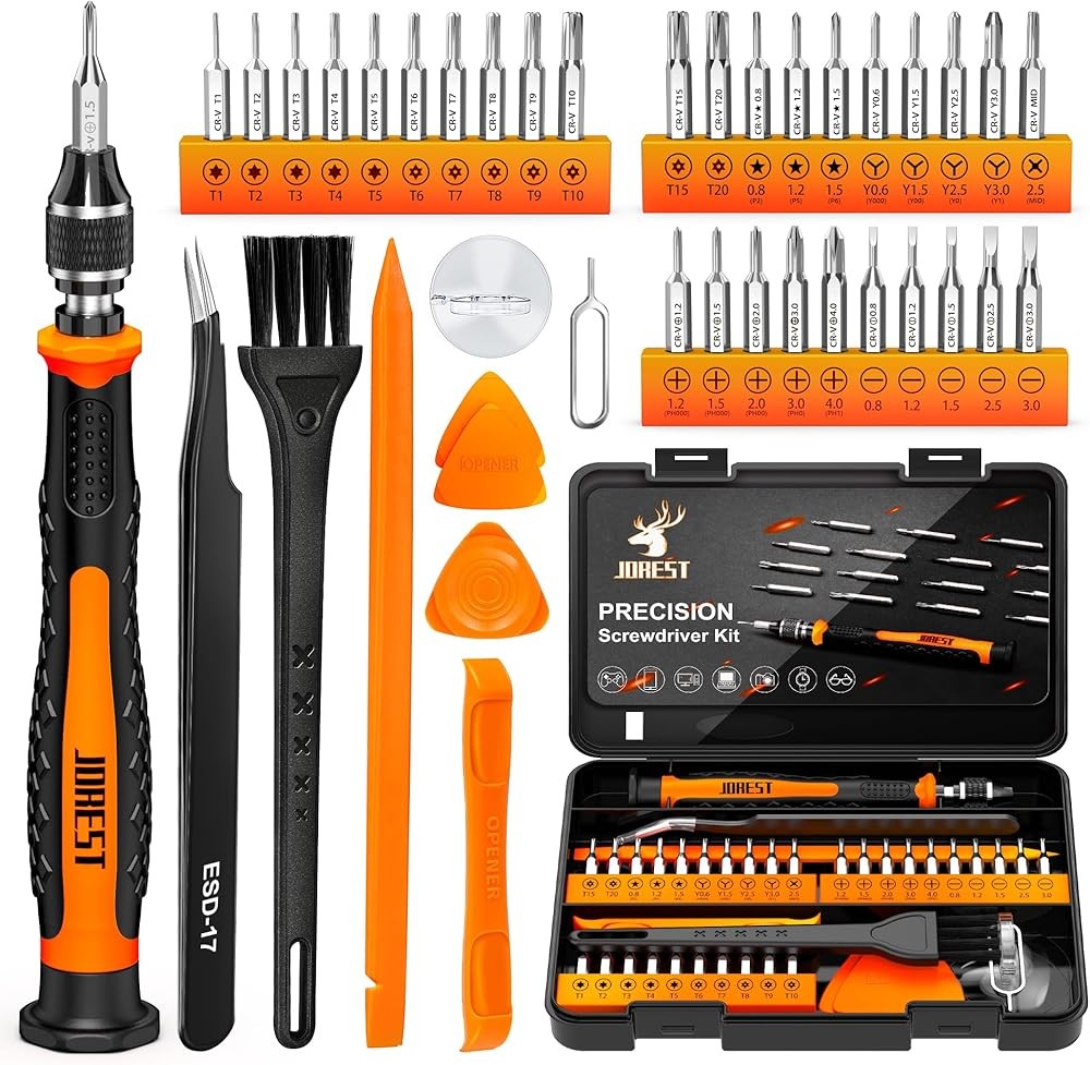 JOREST Small Precis Screwdriver Set with Torx Triwing , Mini