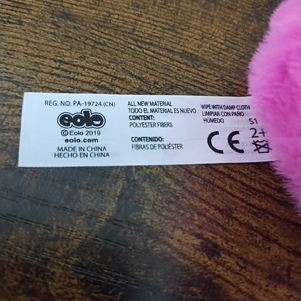2019 EOLO Interactive Pink Hanging Monkey Sings Talks Plush Stuffed Toy