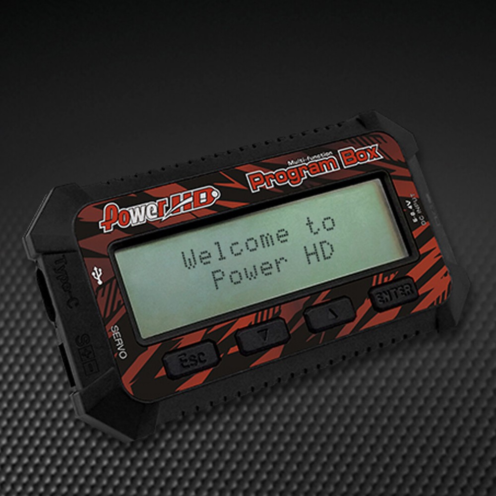 Power HD PG-CB63 Multi-Function Servo Programing Box - Voltage 5-8.4V DC