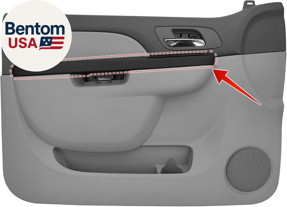 80994 Front Left Driver Side Armrest, Door Panel Compatible with Chevy Silverado