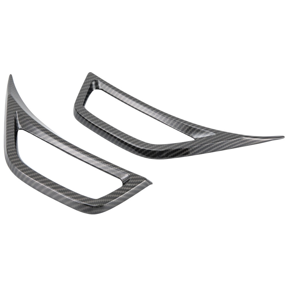 Front Wheel Fender Air Vent Cover Trim For Jeep Wrangler JL JT 18+ Carbon Fiber