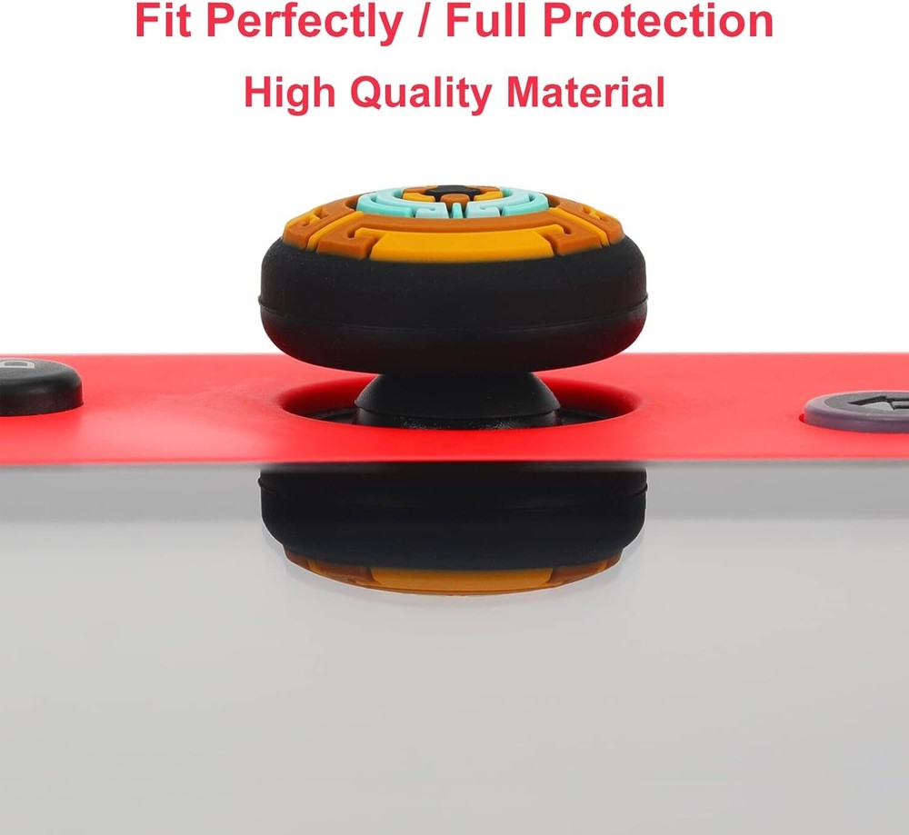 4PCS Silicone Thumb Grip Caps for Nintendo Switch/Lite/OLED