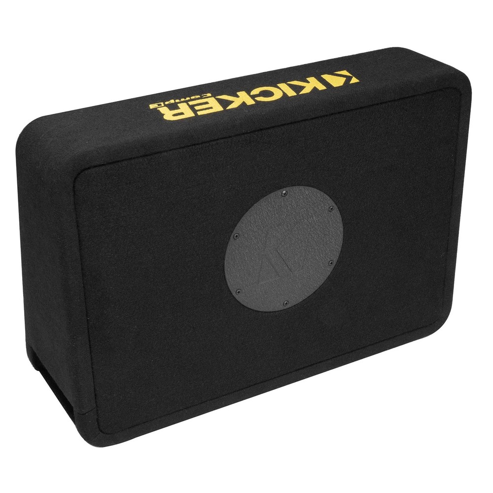 Kicker 50TCWC104 CompC 10" Subwoofer in Thin Profile Enclosure 4-Ohm