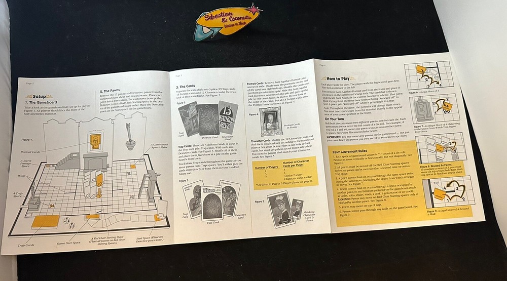 13 Dead End Drive Game Replacement Gameplay Instructions Pre-owned Condition