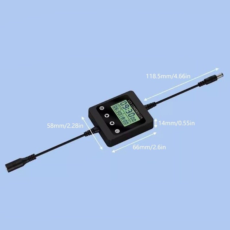 Light Timer Simulates Sunrise & Sunset Controller With LCD Display For Fish Tank