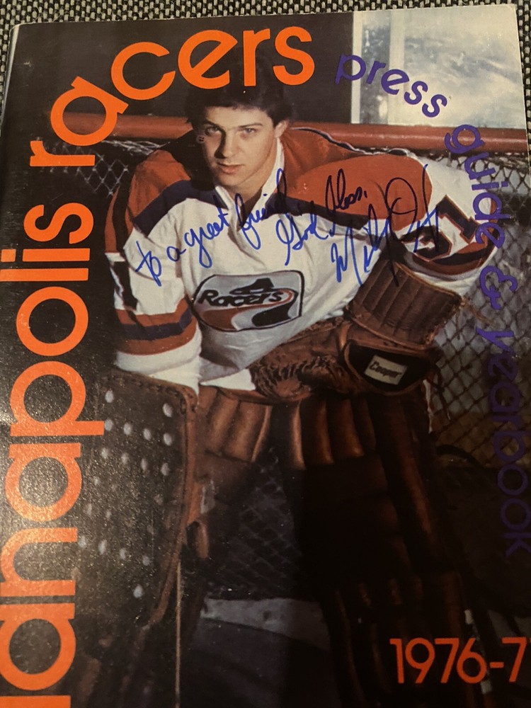 Michel Dion Autographed WHA Racers Guide