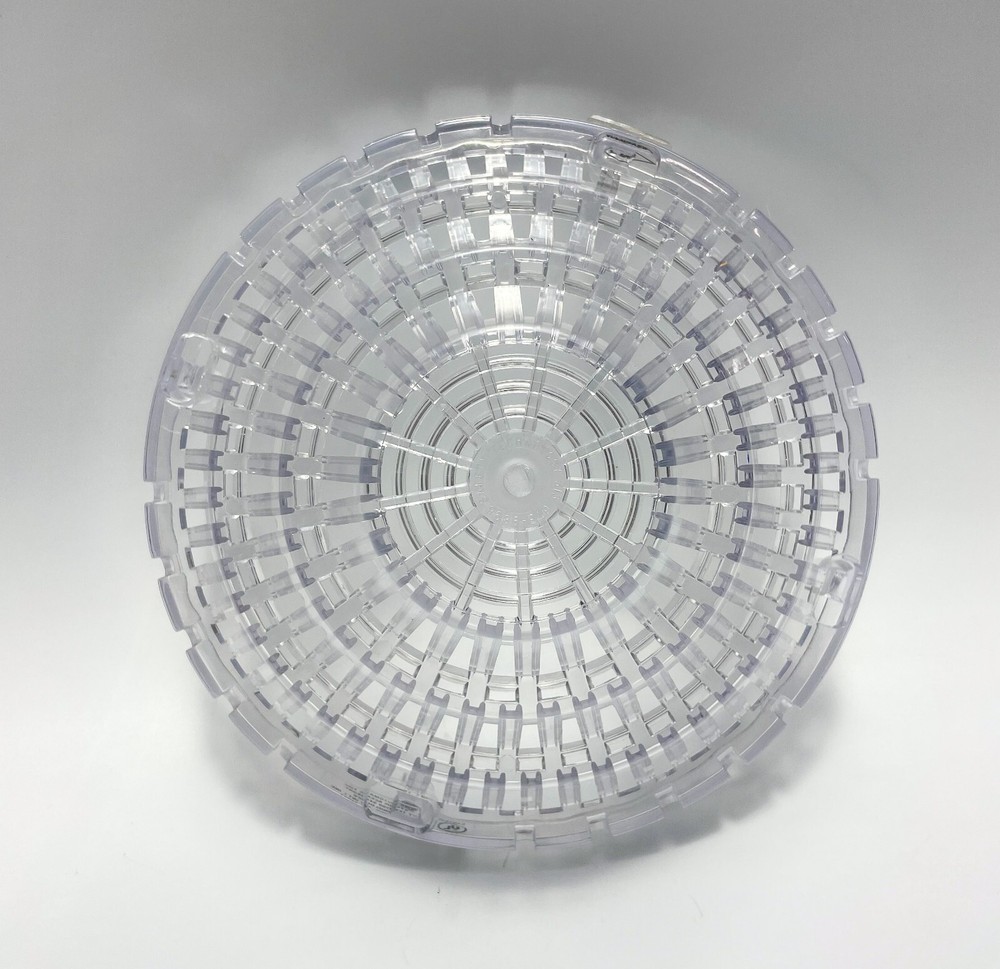 Safety Technology Smoke Detector Guard Polycarbonate Flush Open Back, 9"x 3 3/4"
