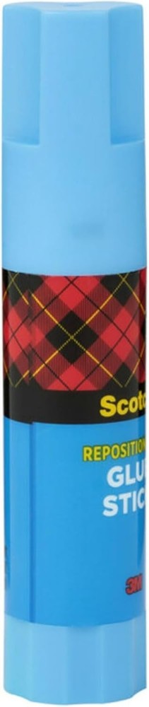 Removable Restickable Glue Stick.49oz, Repositionable Stick (5-Pack) 5-PACK