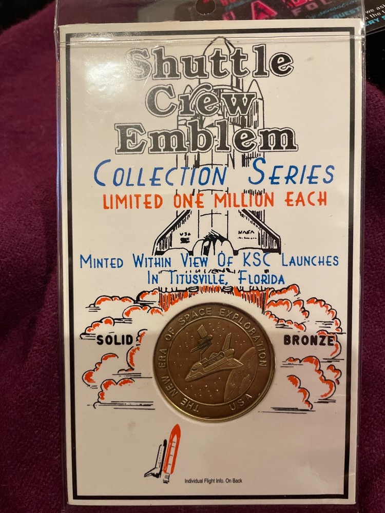 COLUMBIA Shuttle Crew Emblem ATLANTIS