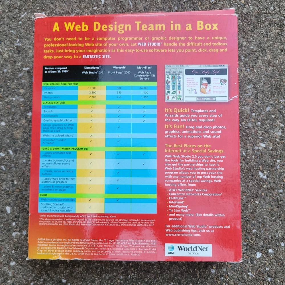 NEW Web Studio 2.0 PC CD Professional HTML Website Page Site Creation Tool