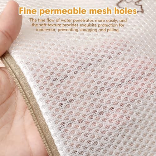 6-Piece Bag Double-layer thickened mesh laundry bags,Essential items at