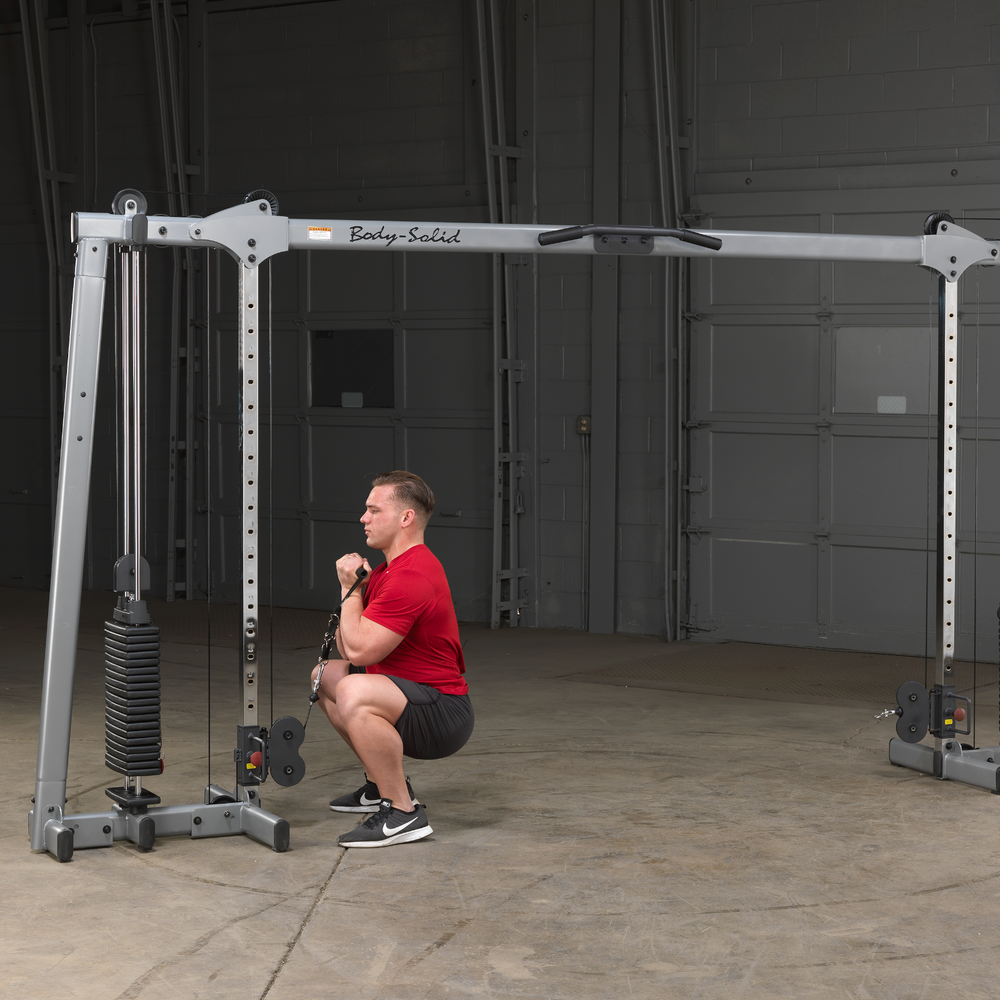 Body Solid Deluxe Cable Crossover GDCC250 Selectorized Home Gym Exercise Station