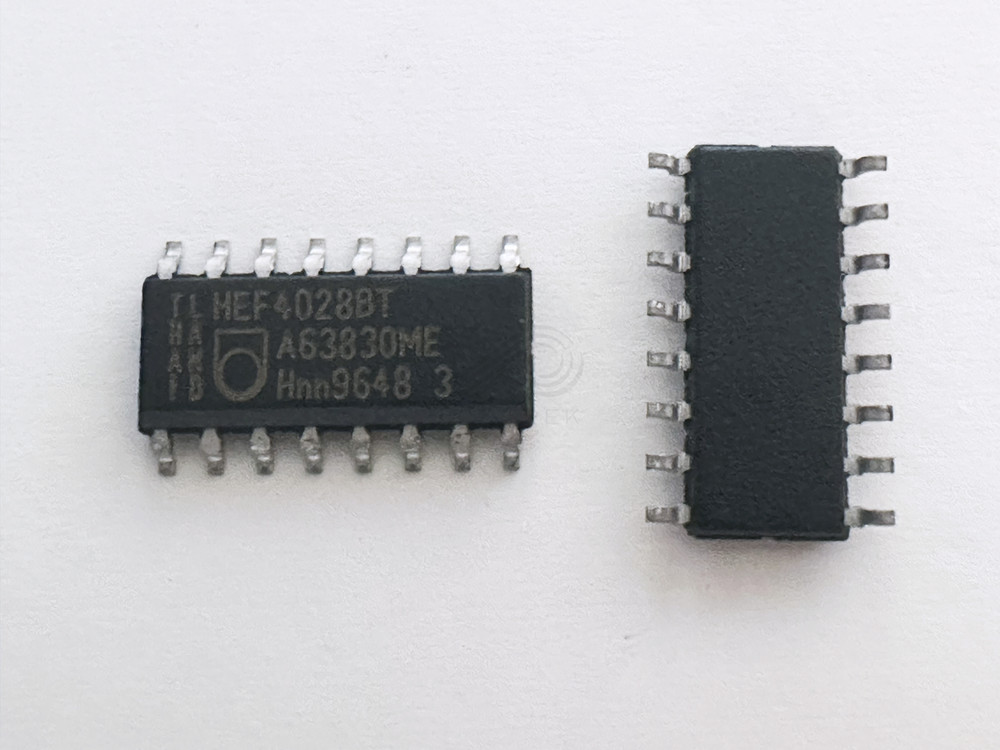 20PCS HEF4028BT PHILIPS 4-Bit BCD to Decimal 1-of-10 Decoder SOIC-16