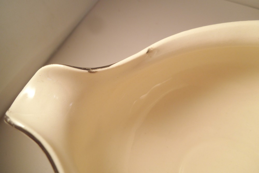 Homer Laughlin Eggshell Nautilus Silver Laurel Creamer
