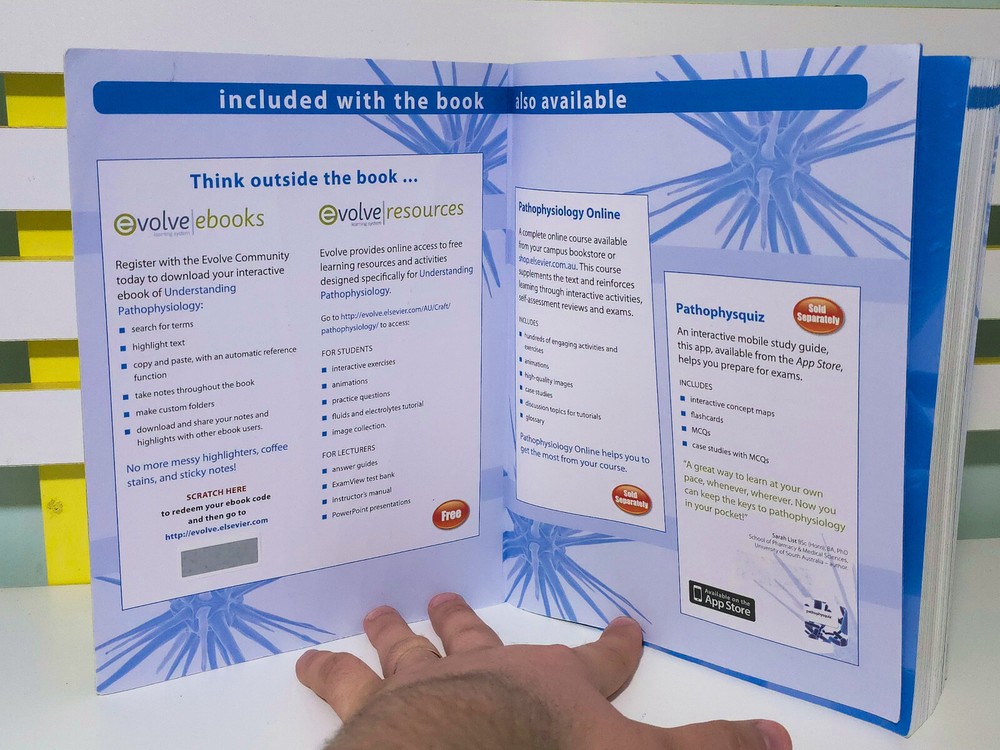 Understanding Pathophysiology! 2013 Elsevier Mosby PB Textbook + eBook Code
