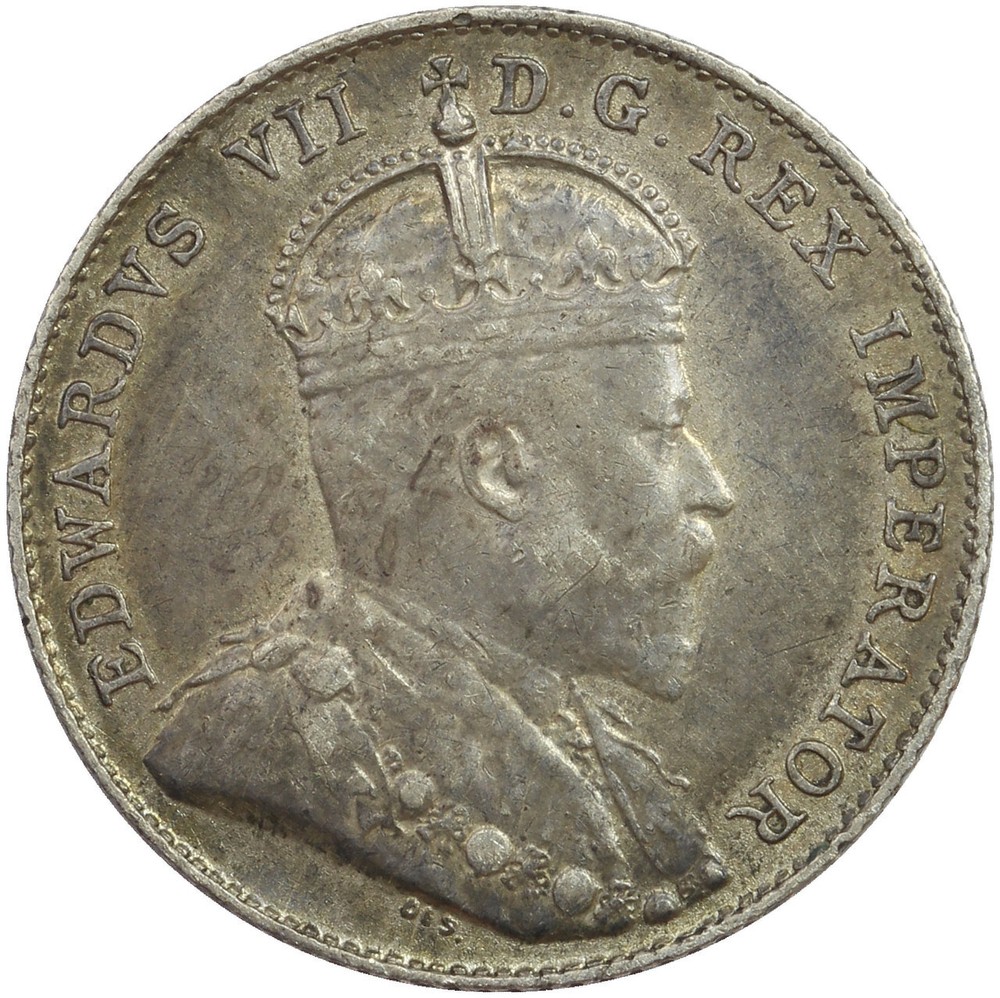 1910 Canada Silver 10 Cents KM-10