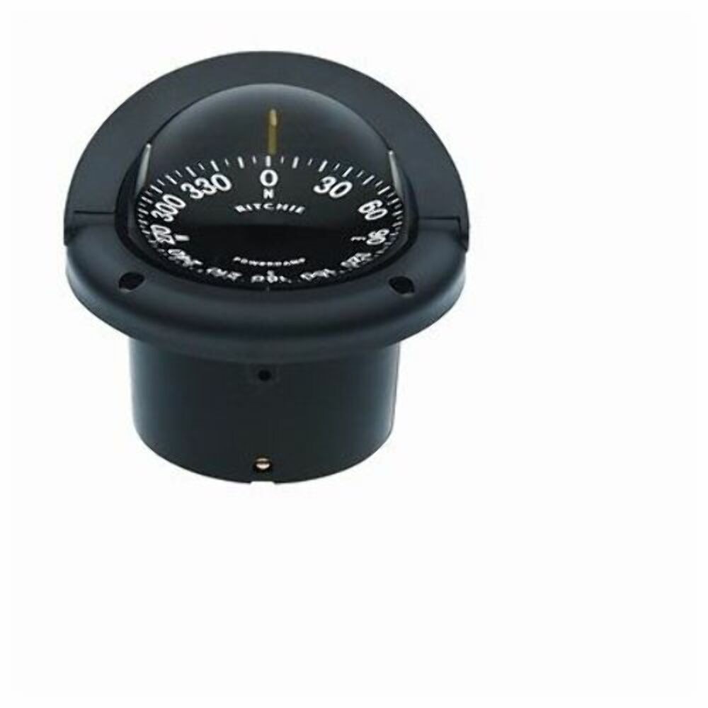 Ritchie Helmsman Compass HF-742 PowerDamp Dial Flush Mount Traditional Black