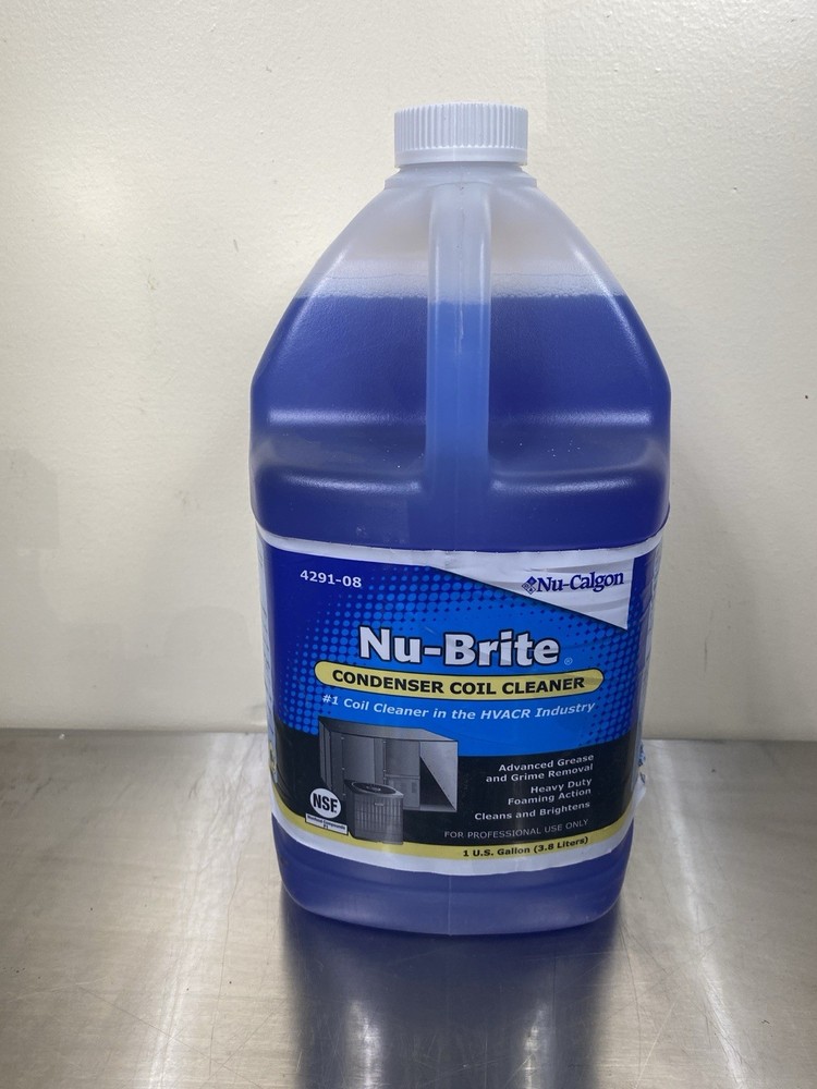 Perfect for summer! Nu-Calgon Nu-Brite Condenser Coil Cleaner 4291-08 - 1 gallon