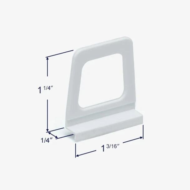 Window Screen Pull Tabs - Beige - Sold 10 per Package