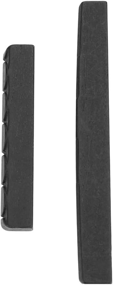 Guitar Nut and Saddle, 6 String Acoustic Guitar Ebony Bone Bridge Saddle and Nut