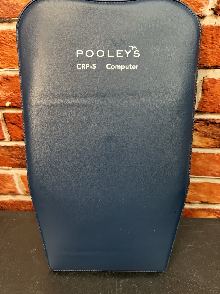 Pooleys CRP-5 E6B Flight Computer 10" Pilot Navigation Calculator