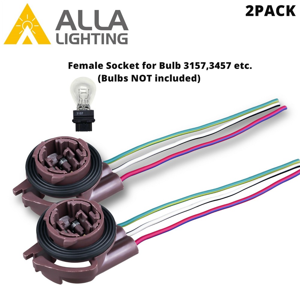 3157 Front Turn Signal Lamp Socket Parking Light Bulb Holder for Chevy GMC Buick