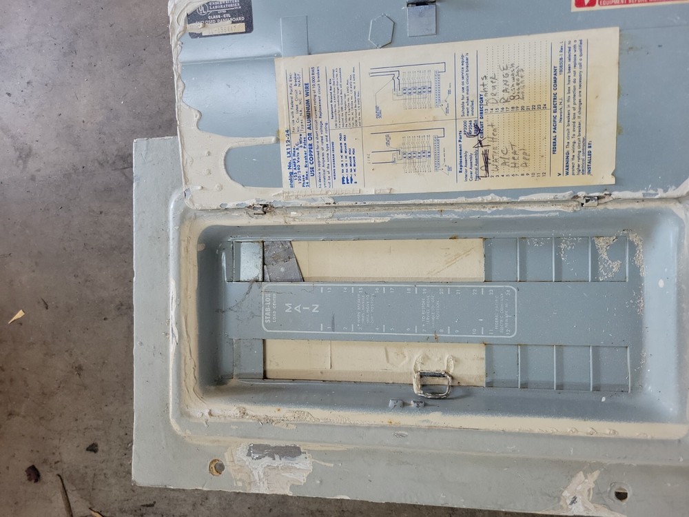 Federal Pacific FPE Panel LX112-24