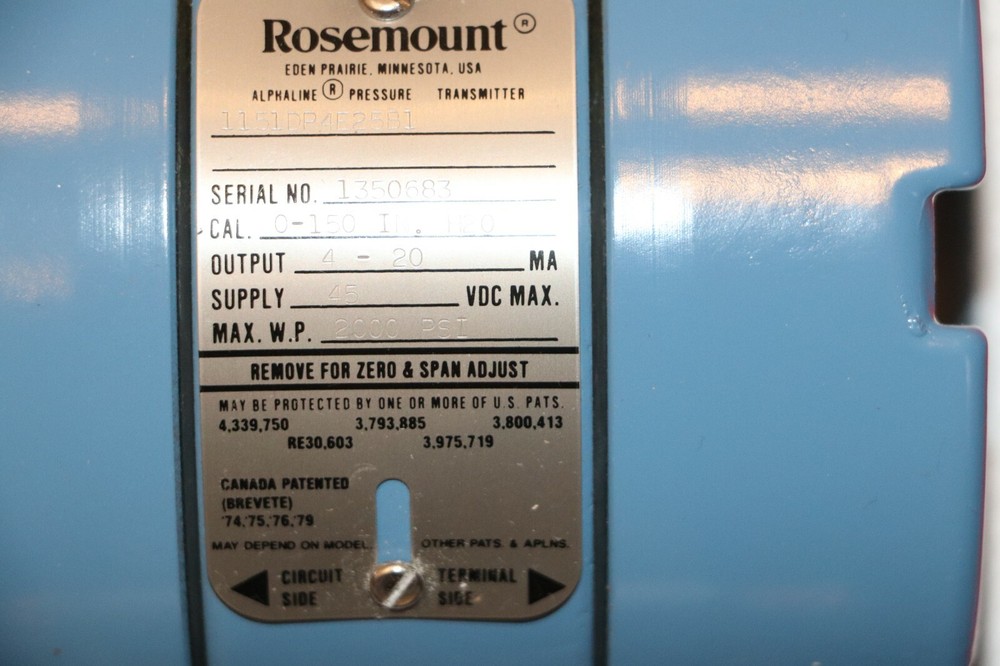 Rosemount 1151DP4E25B1 Alphaline Pressure Transmitter New