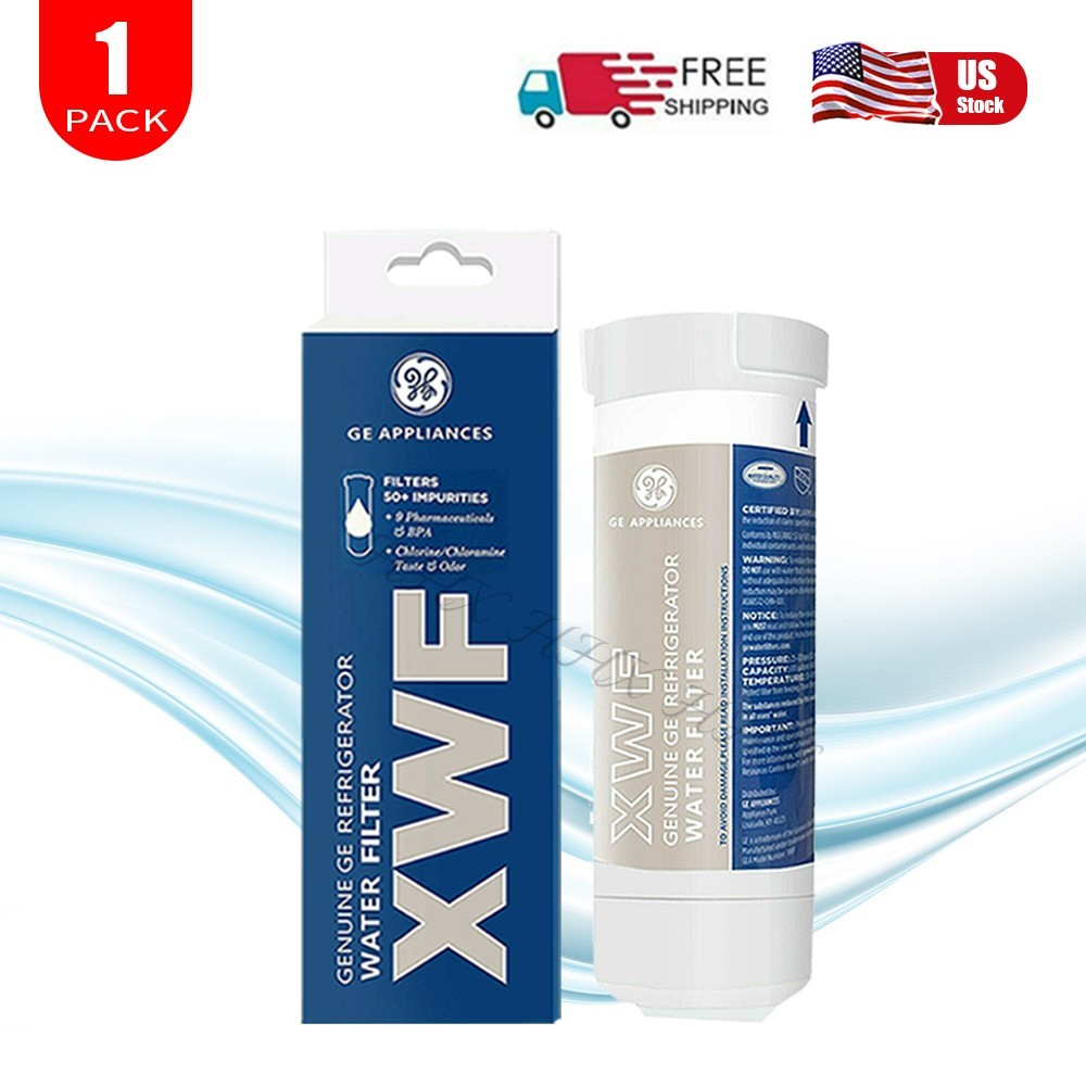 New Sealed GE XWF Refrigerator Water Filter Replacement XWF Appliances, 1 Pack