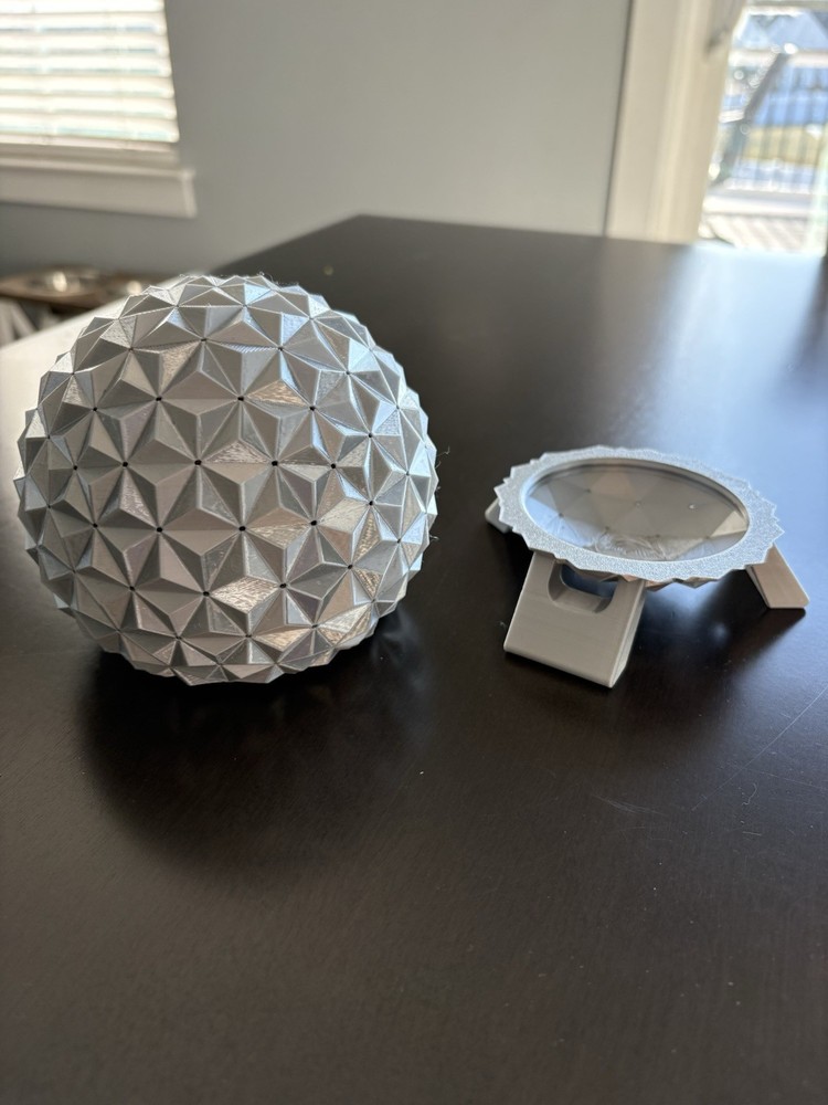 Disney Epcot Spaceship Earth Light-Up Display - 3D printed