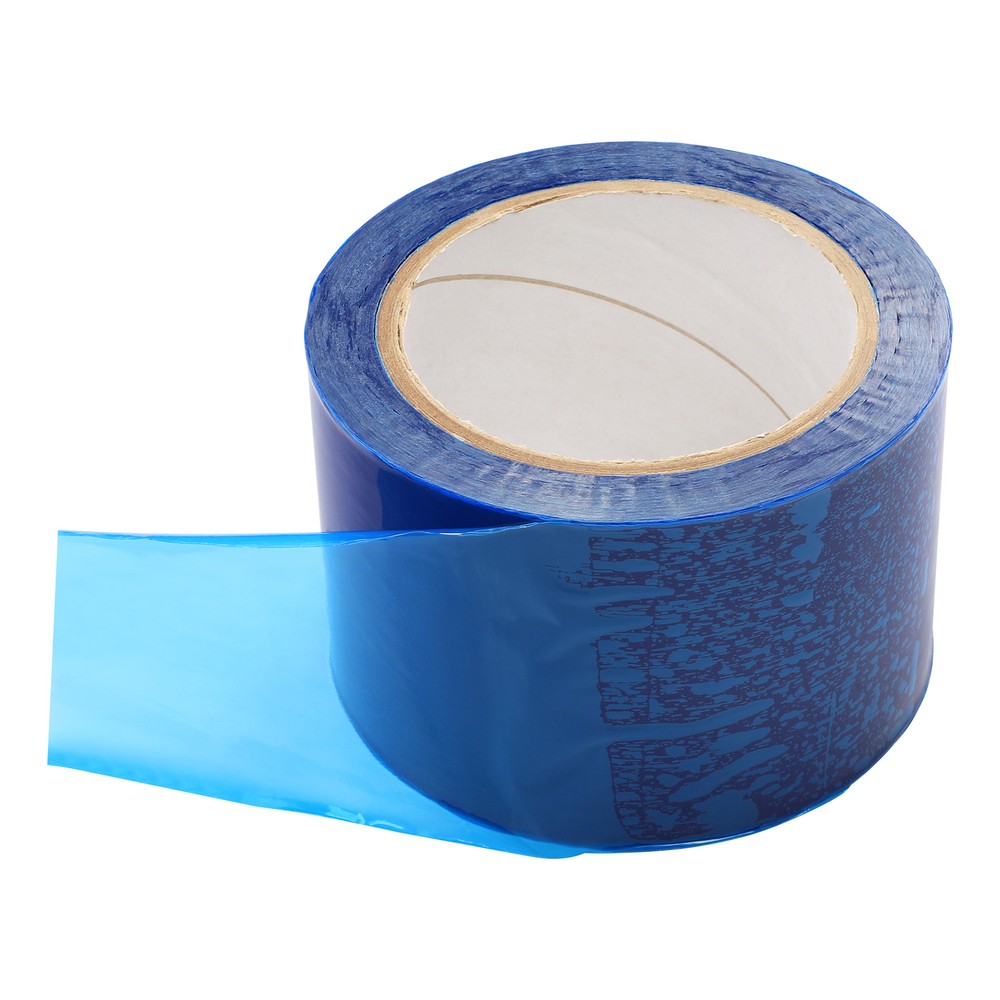 2.76inch x 328ft PE Adhesive Surface Protective Removable Scratch Tape Roll Blue