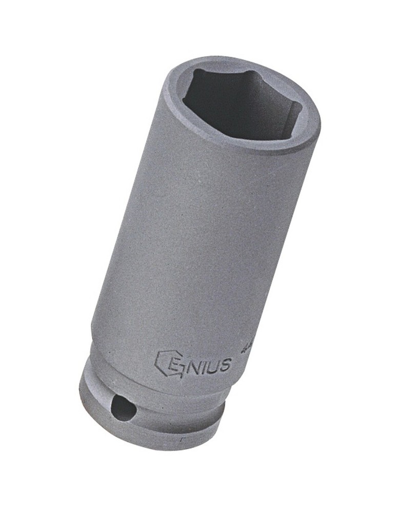 Genius Tools 1/2" Dr. 1-3/8" Deep Impact Socket (CR-Mo) - 467844
