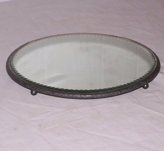 Antique Silver Plated Plateau Numbered on Bottom