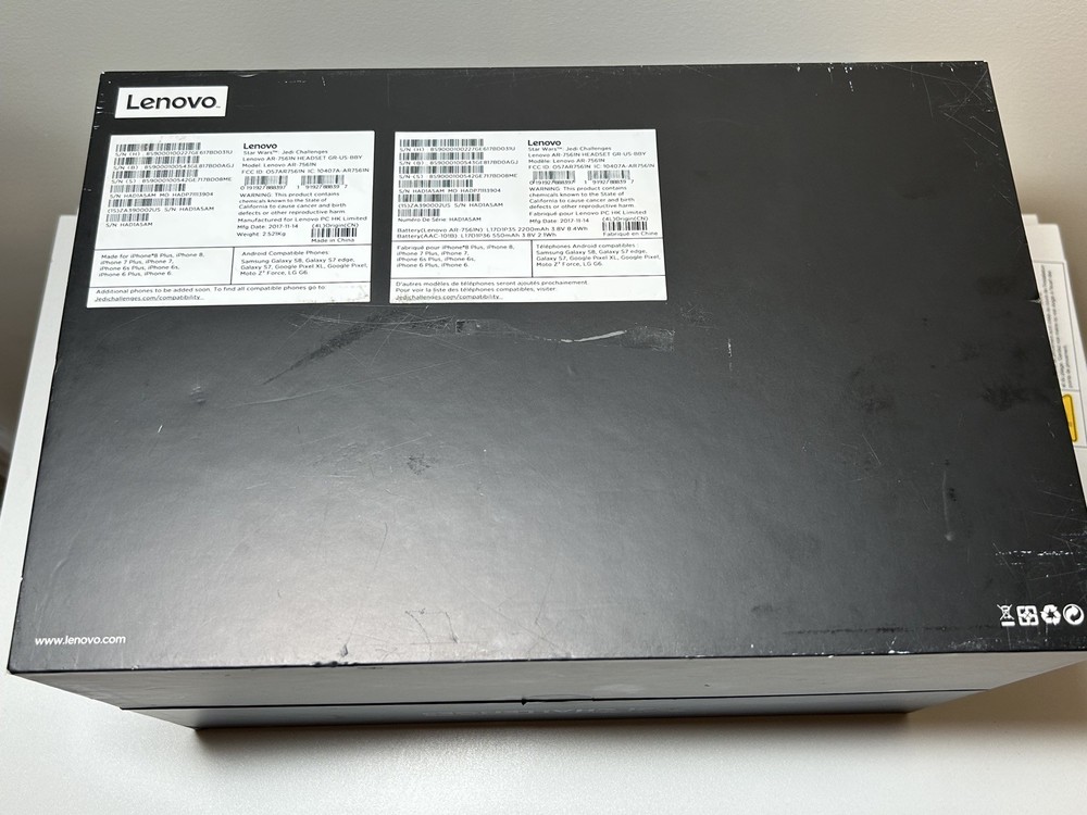 Star Wars Jedi Challenges AR Headset w/ Lightsaber Controller