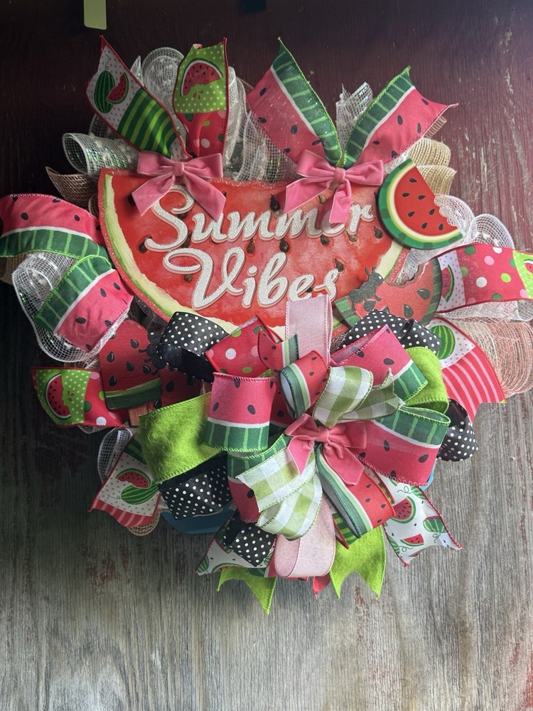 Watermelon Summer Wreath