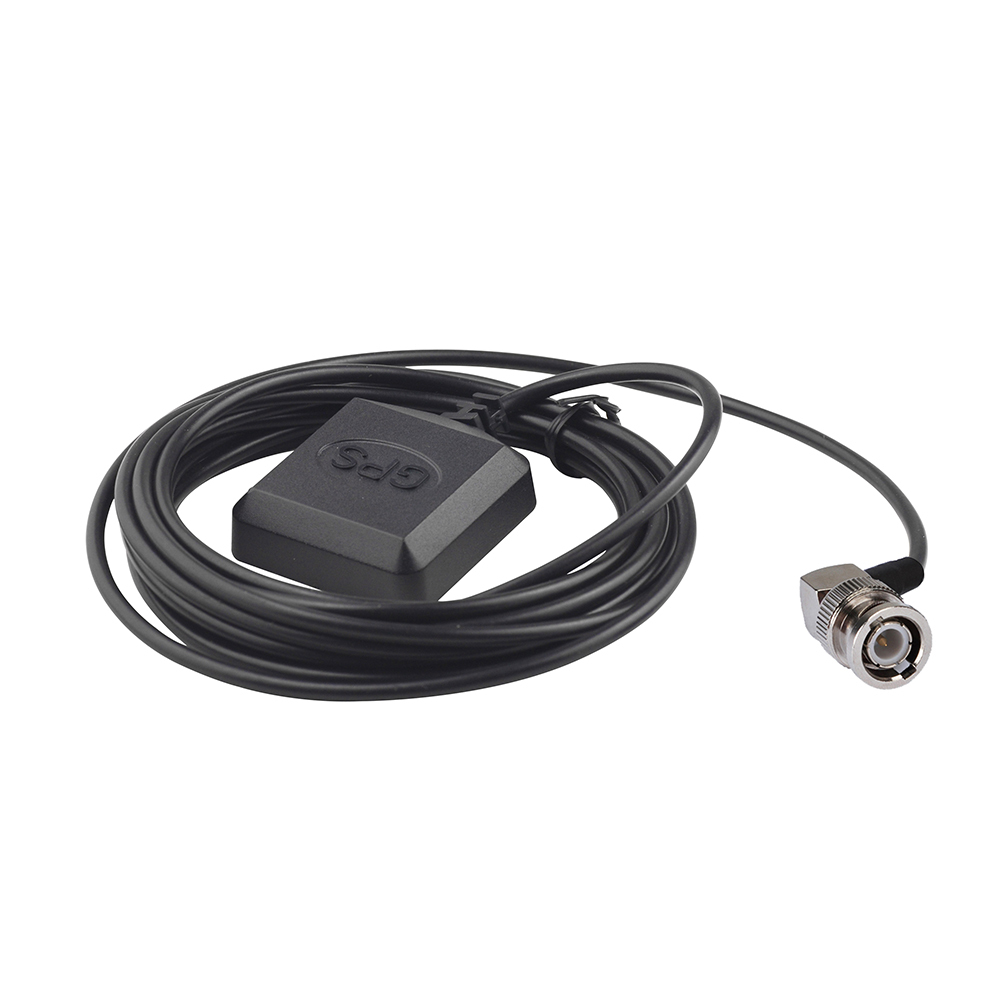 Mini GPS Active Remote Antenna BNC Male Right Angle Connector
