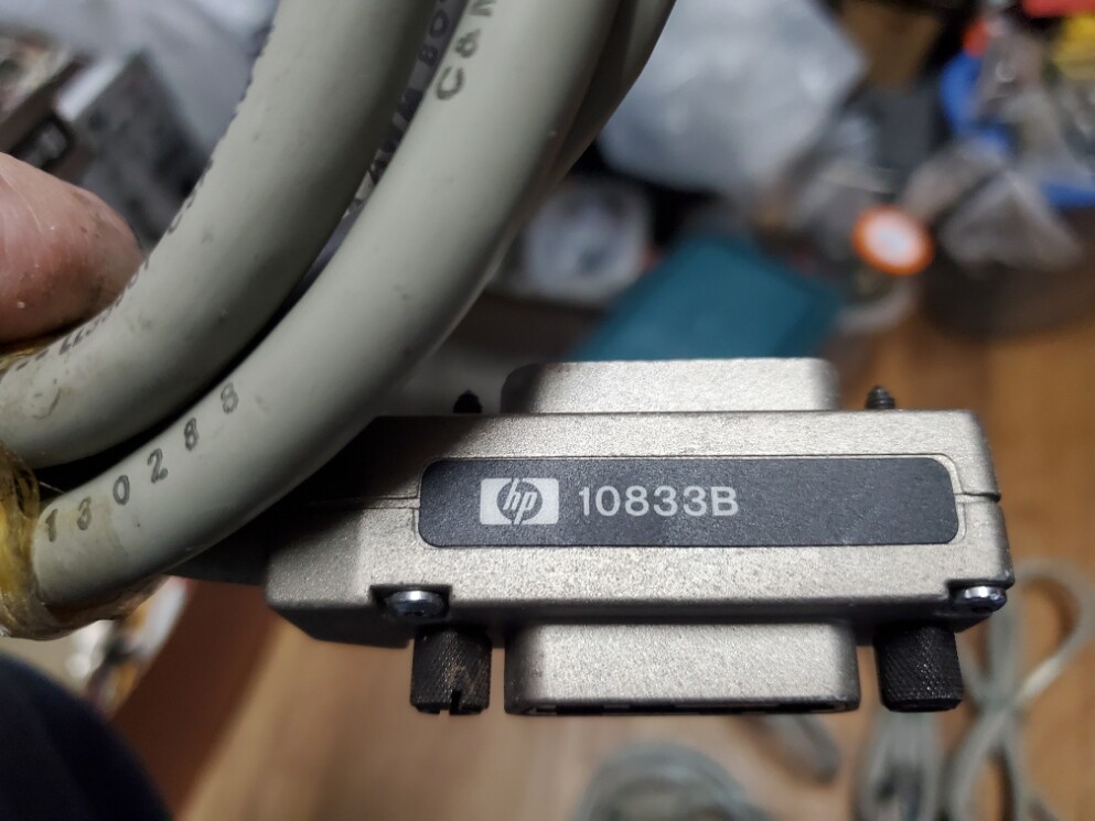 HP GPIB Cable 10833b Hewlett Packard 2m long