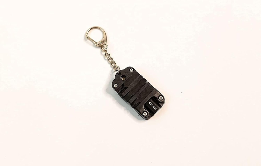 FOXTROT Survival Multi-Tool Keychain Pocket Knife Screwdriver - Both Included