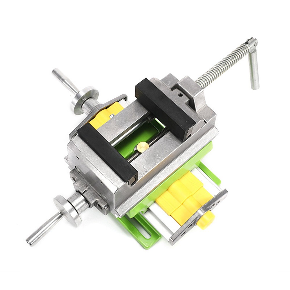 Milling Machine Compound Work Table Cross Slide Bench Drill Press Vise X Y Axis