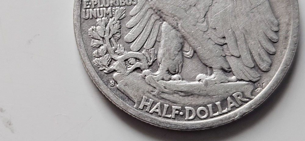 1928 S Walking Liberty Half Dollar VF